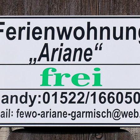 Ferienwohnung Ariane Garmisch-Partenkirchen Buitenkant foto